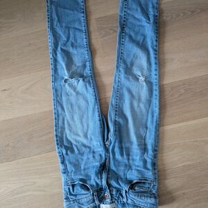 Light Blue Distressed Jeans